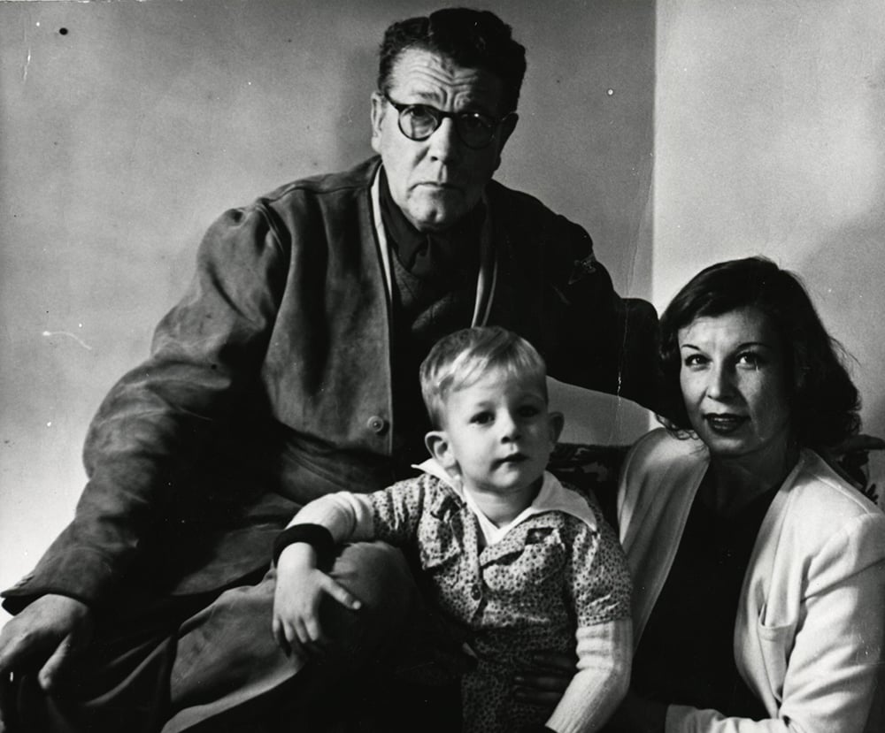 Stefan Norblin with his wife and son, photo: Regional Museum in Stalowa Wola